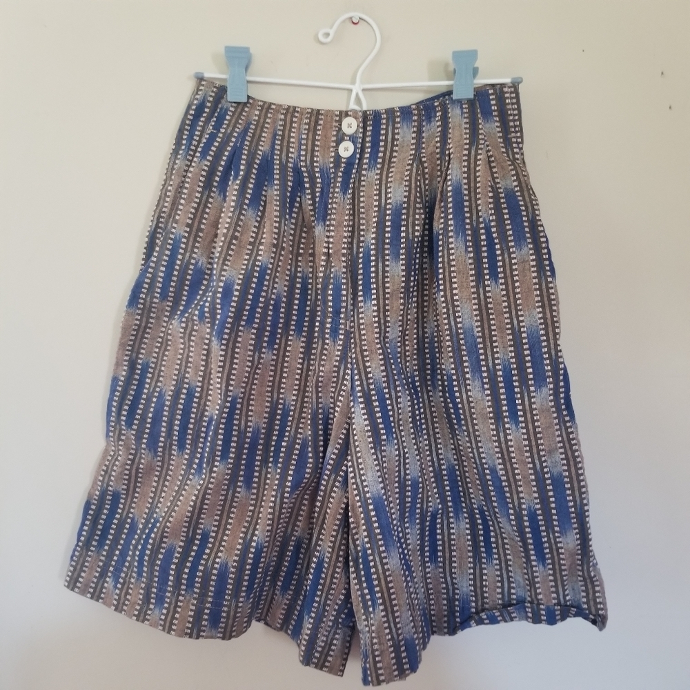 𝅺Patagonia Vintage Womens Pattern Shorts Size Medium - Picture 2 of 11